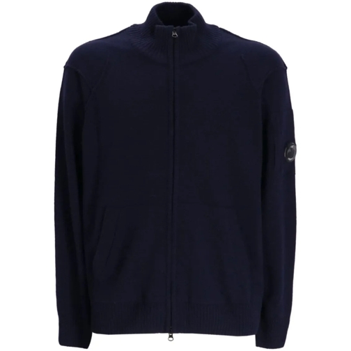 CP Company Pullover Midnight Blue Wool Sweater Blue