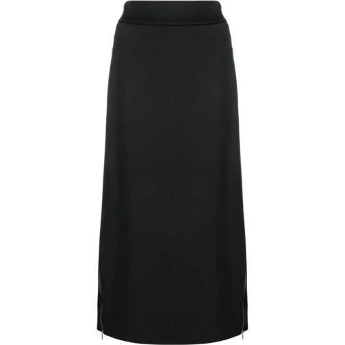 Jil Sander Midi-Röcke Long Skirt Black schwarz