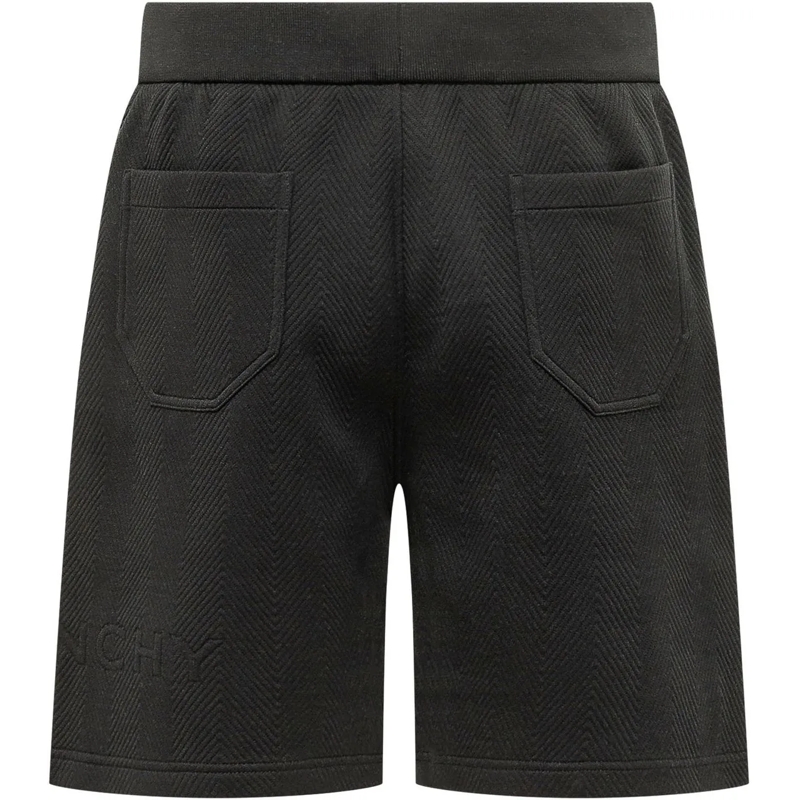 Givenchy Shorts Shorts Quilted con Logo Tono su Tono schwarz(Image 2)