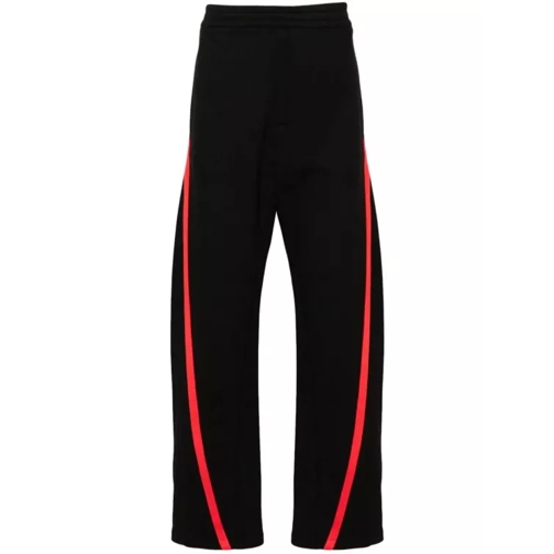 Alexander McQueen Multicolor Striped-Rise Track Pants Black 