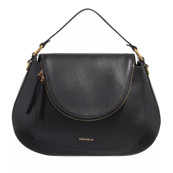 Coccinelle Sole Noir Satchel