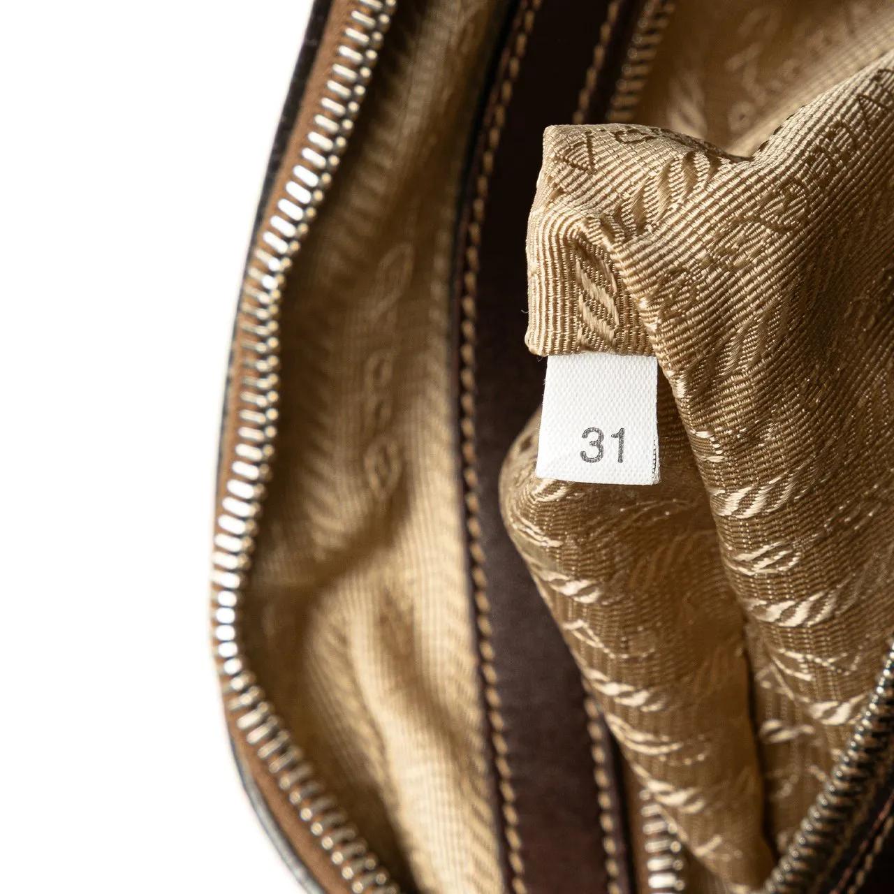 Thumbnail - Prada Hobo Bags - Canvas Canapa Logo Hobo - Gr. unisize - in Braun - für Damen