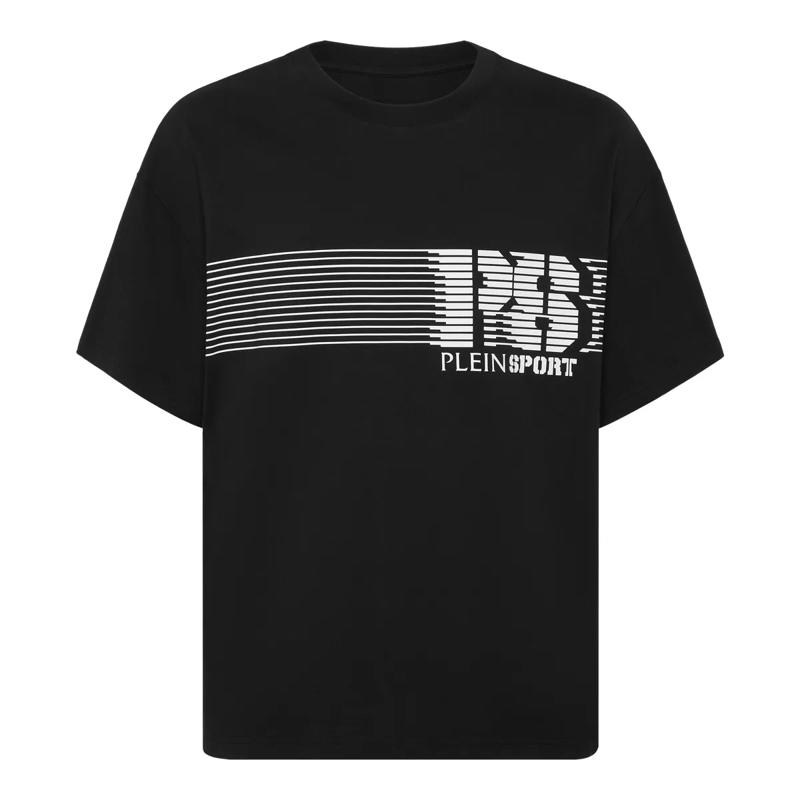 Plein Sport T-Shirt T-Shirt Rundhalsausschnitt Ss Logo schwarz