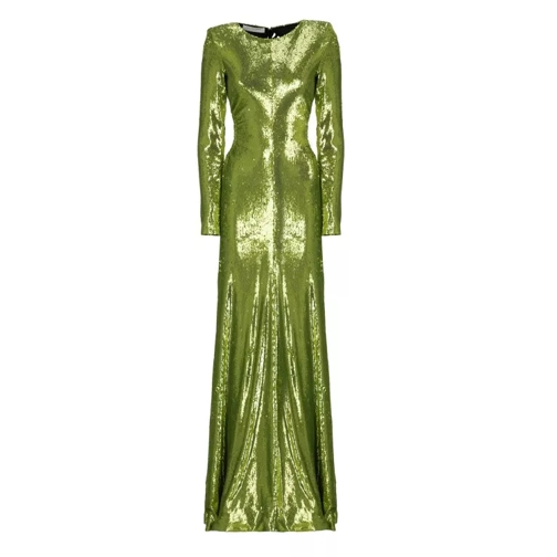 Philosophy Di Lorenzo Serafini Dress With Paillettes Green 