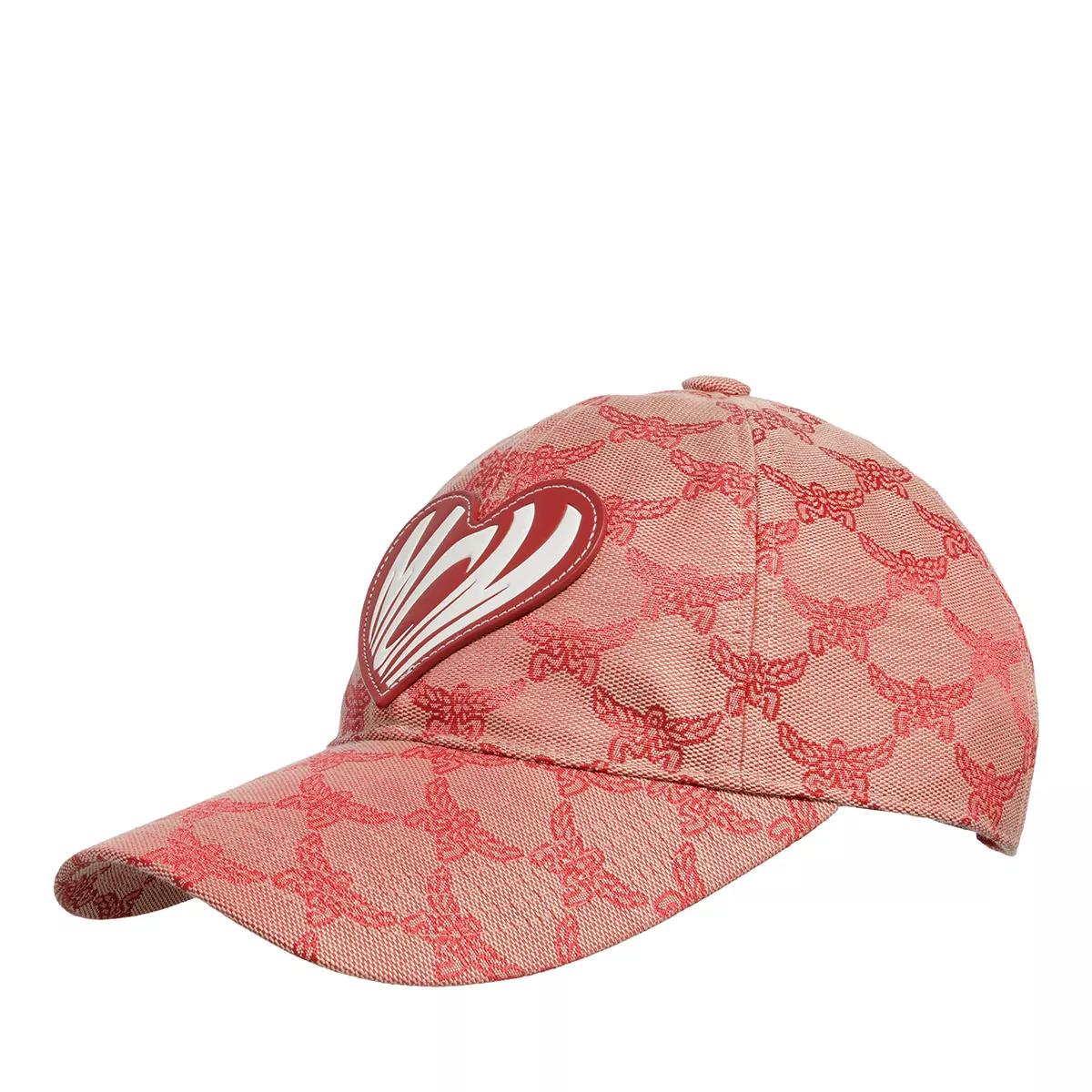 MCM Mützen - Valentine%27s Day Jacquard Cap - Gr. ONE - in Rot - für Damen