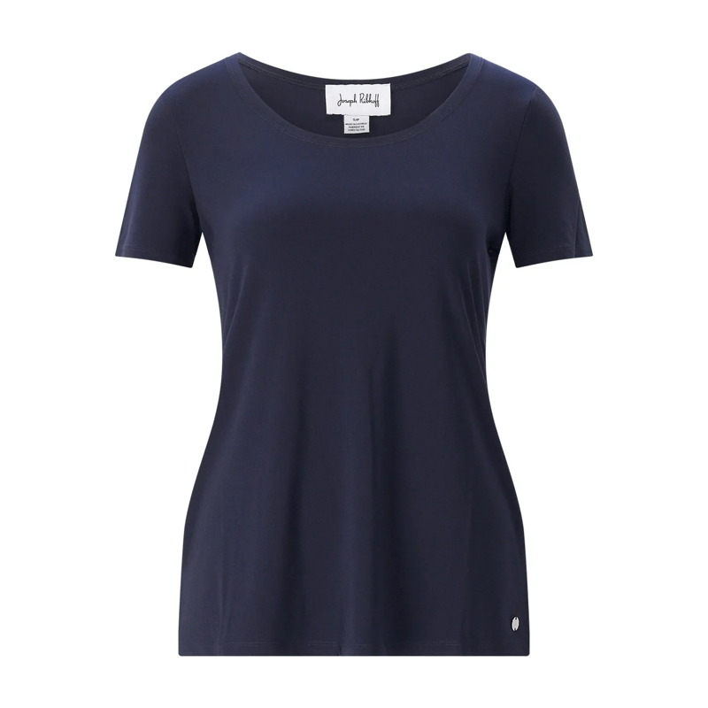 Joseph Ribkoff T-shirt T-Shirt mit Rundhalsausschnitt blau