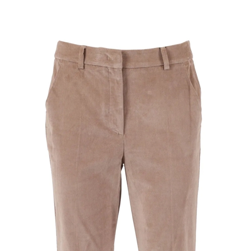 WEEKEND Max Mara Freizeithose Hose Marruca aus Cordsamt Braun(Image 3)