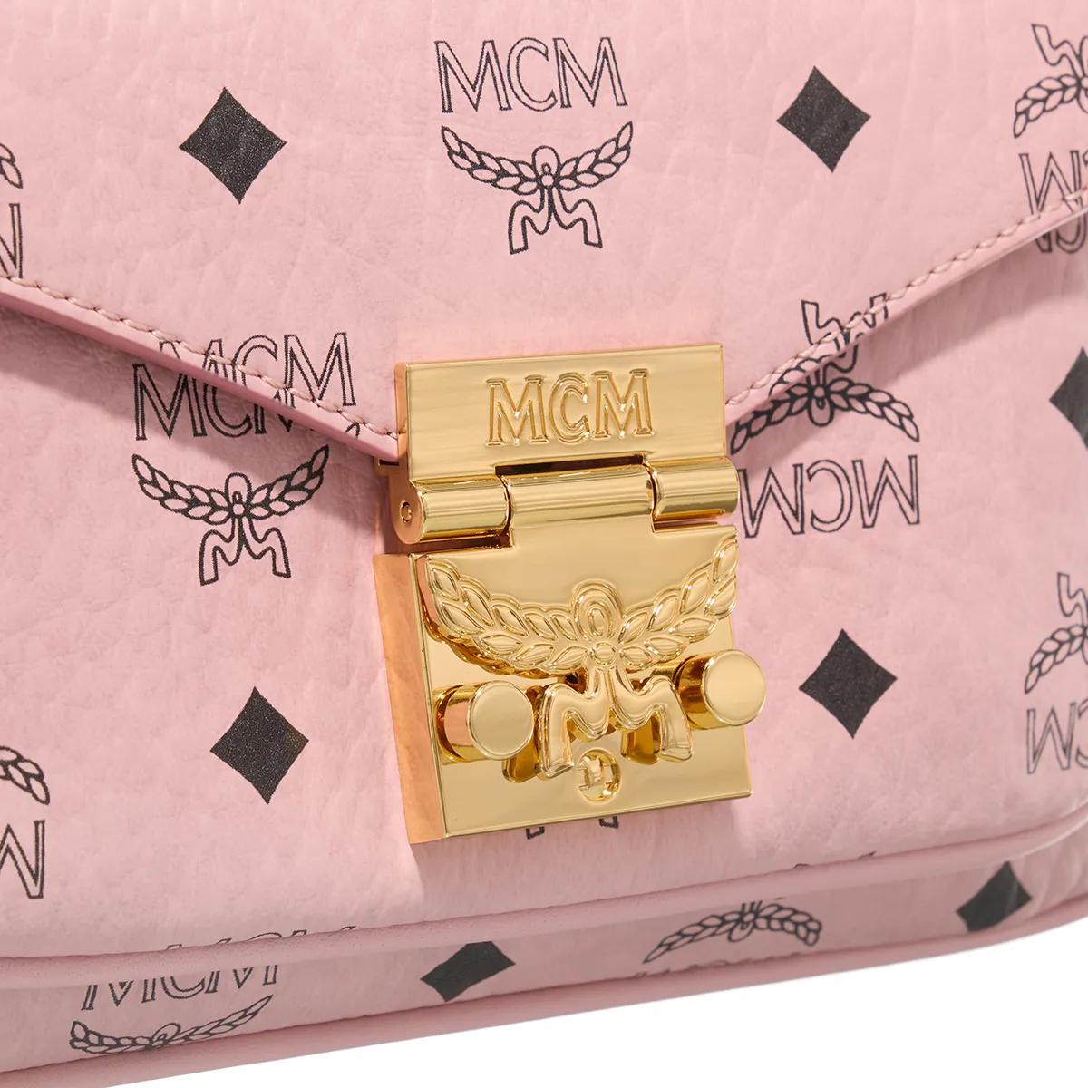 MCM Crossbody bags Tracy Crossbody Medium in poeder roze