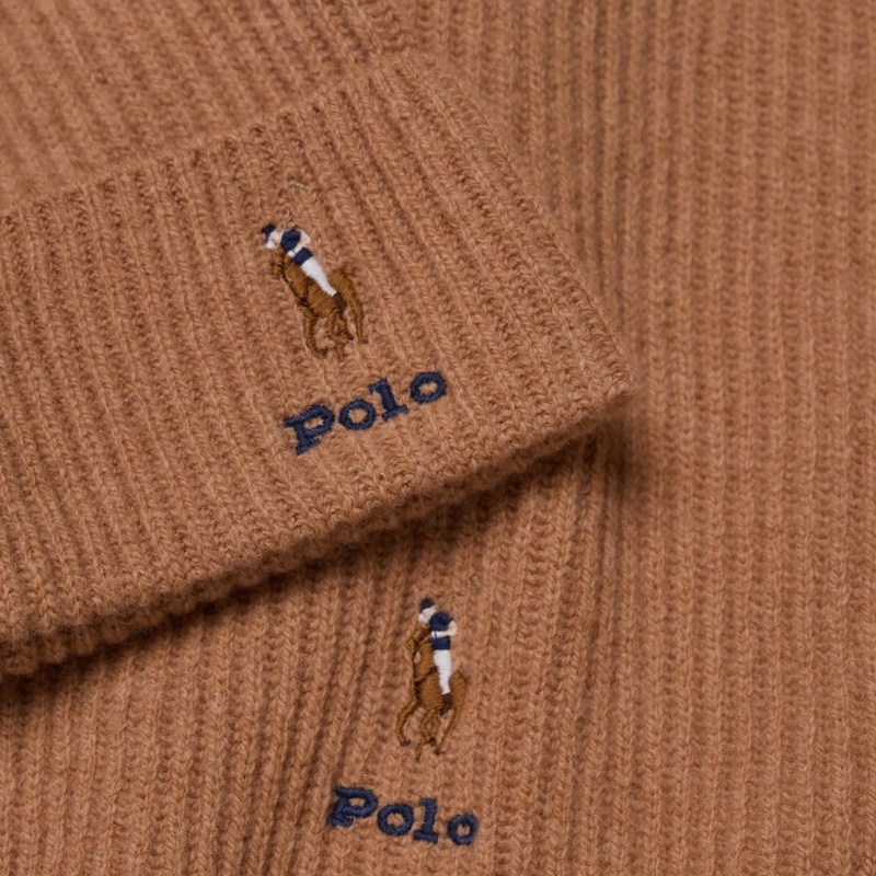 Polo Ralph Lauren Wollmütze Pny Rb G St-Gift Box Set Tan(Image 5)