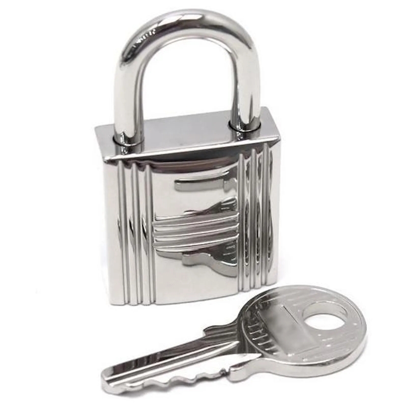 Hermès Geldbörse NEUES HERMES SCHLOSS AUS PALLADIUMSTAHL 1 SCHLÃœSS silber