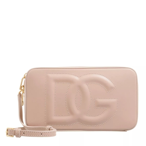 Dolce&Gabbana Logo Camera Bag Pale Pink Cameratas