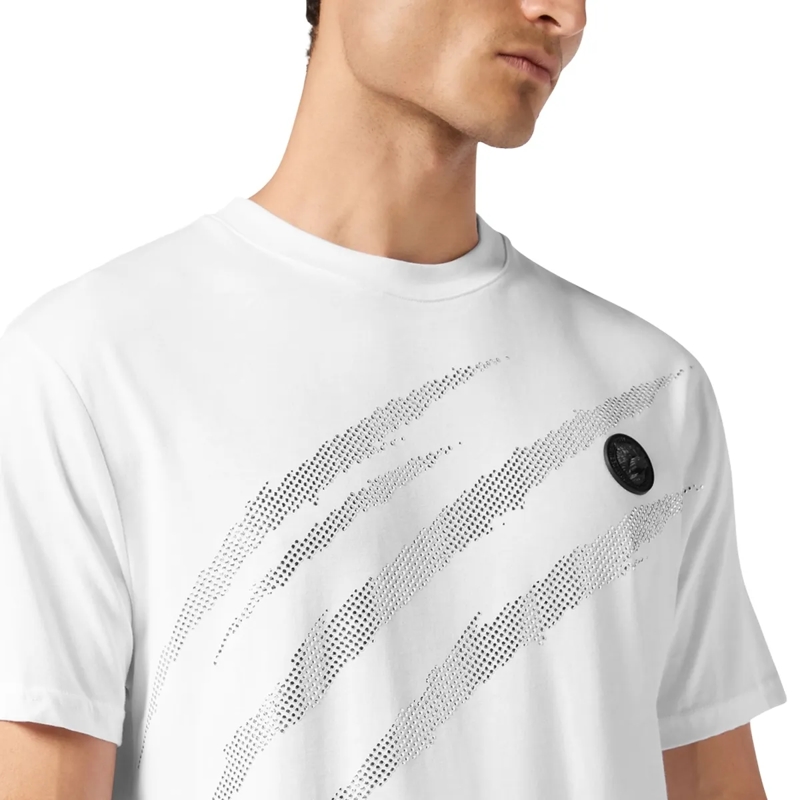 Plein Sport T-Shirt T-Shirt Scratch weiss(Image 5)