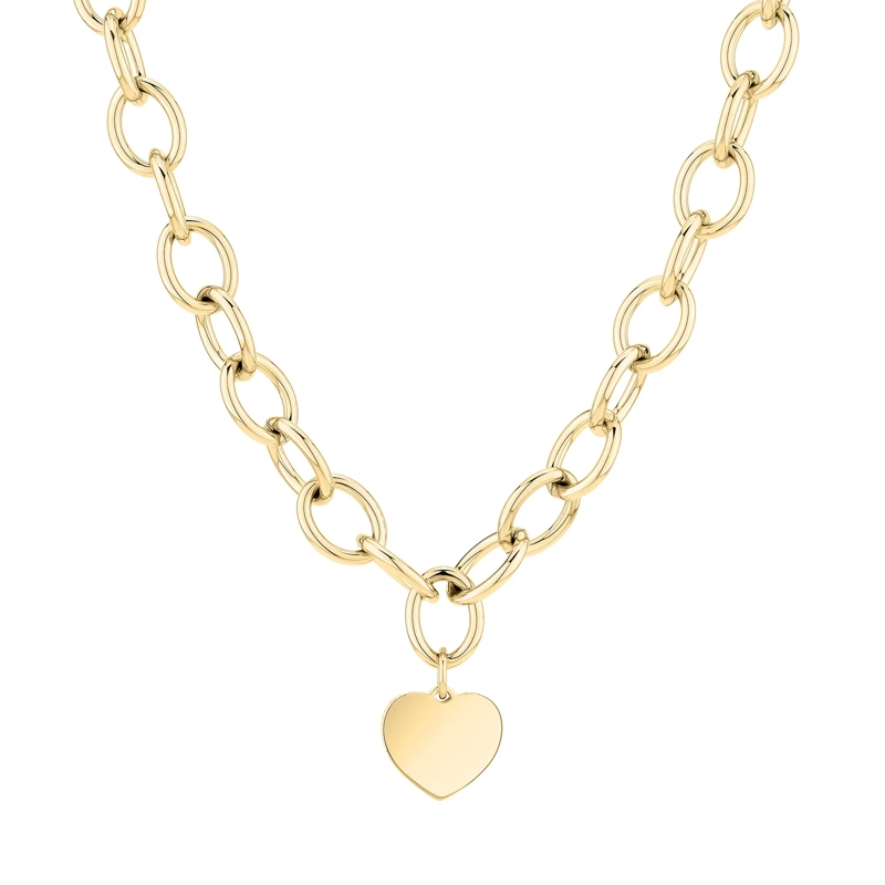 Liebeskind Berlin Mittellange Halskette Edelstahl Halskette gold