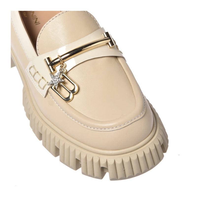 Baldinini Bootsschuhe MOCASSIN BALDININI vanilla(Image 4)