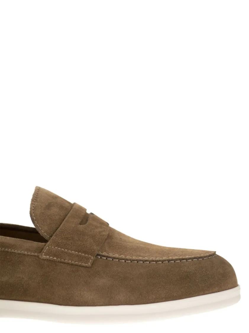 Thumbnail - Doucal's Loafer - Penny - Suede Moccasin - Gr. 42,5 (EU) - in Braun - für Damen
