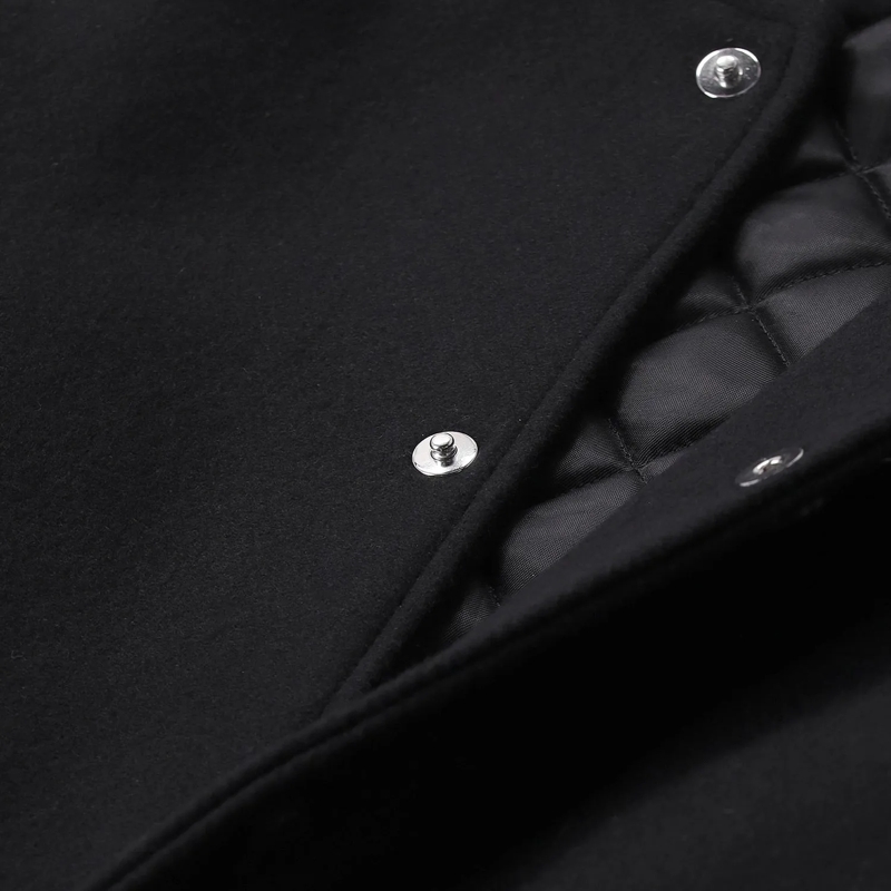 Givenchy Übergangsjacke Blouson aus Leder & Wolle schwarz(Image 5)