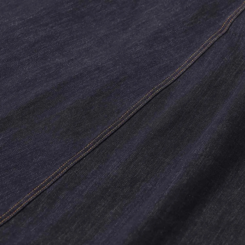 Self Portrait Jupe longue Midirock aus Denim blau(Image 3)