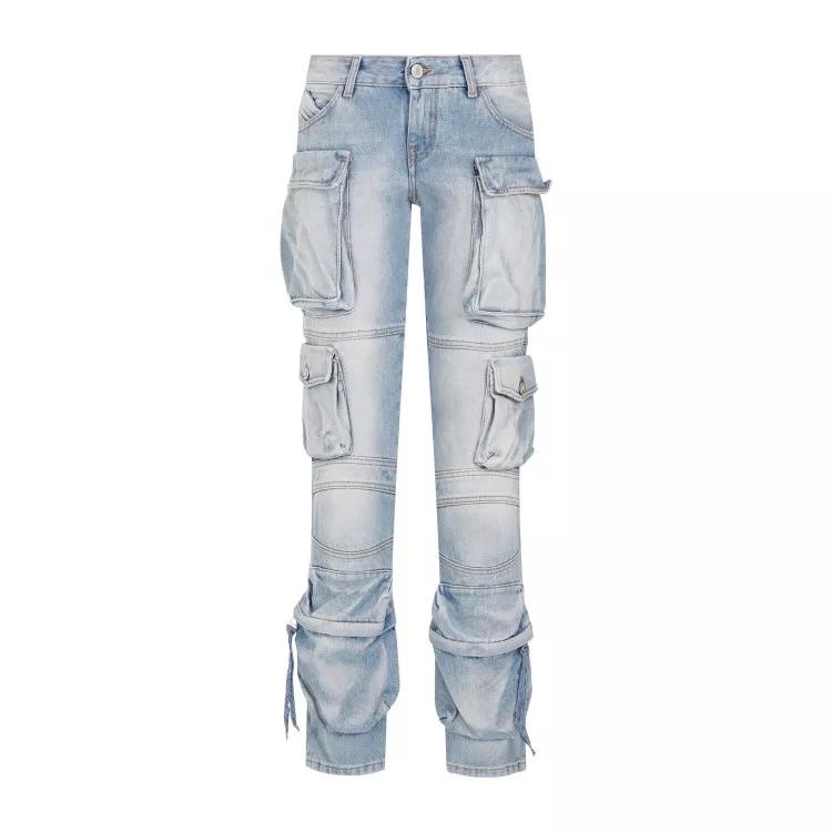 The Attico - Sky Blue Essie Long Pants - Größe 25 - blue