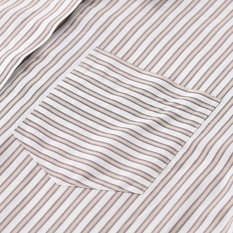 Rag & Bone Chemisier Hemdbluse aus Baumwolle beige(Image 4)