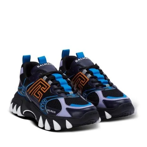 Balmain Multicolored B-East Pb Sneakers Black lage-top sneaker