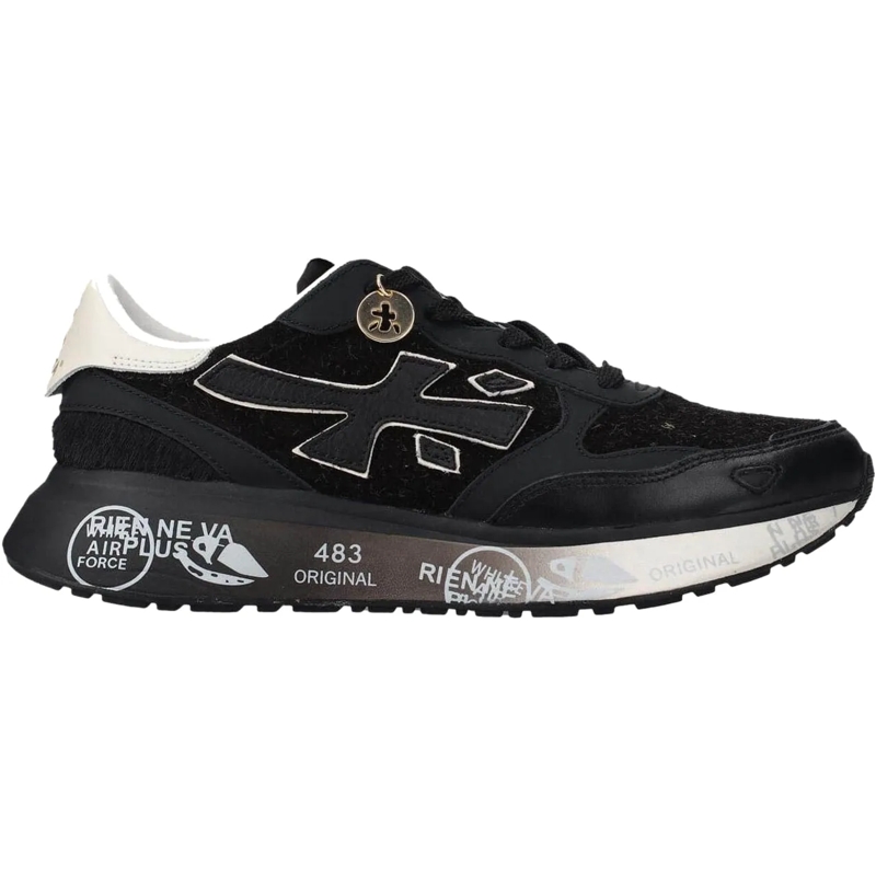Premiata Sneaker basse Dames Lauryn schwarz