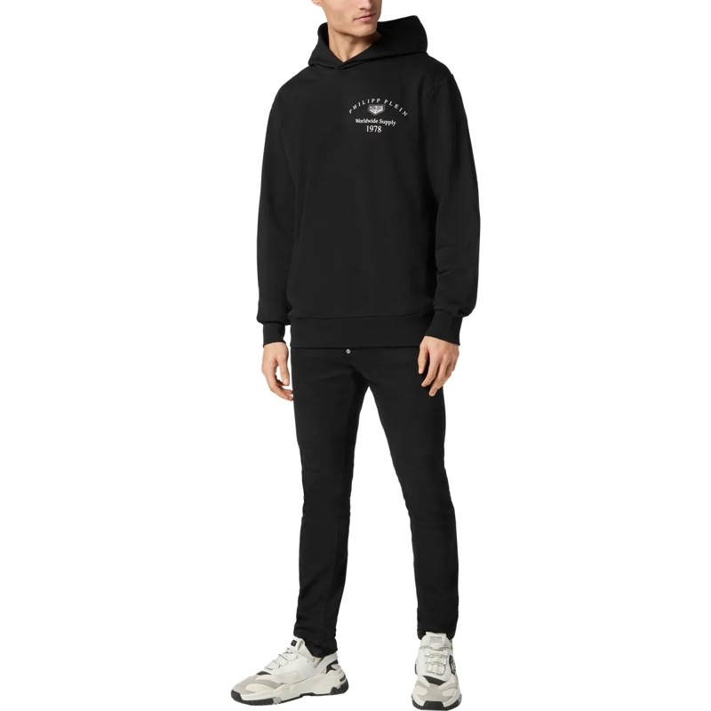 Philipp Plein Top Kapuzen-Sweatshirt schwarz(Image 4)