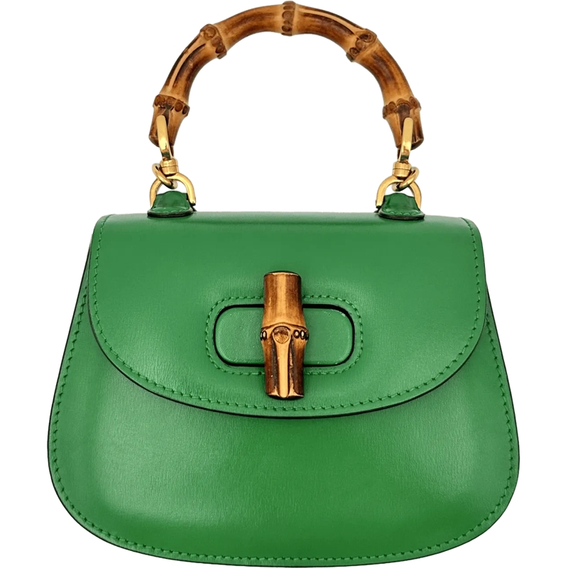 Gucci Tote Gucci Mini Bamboo - Green grün