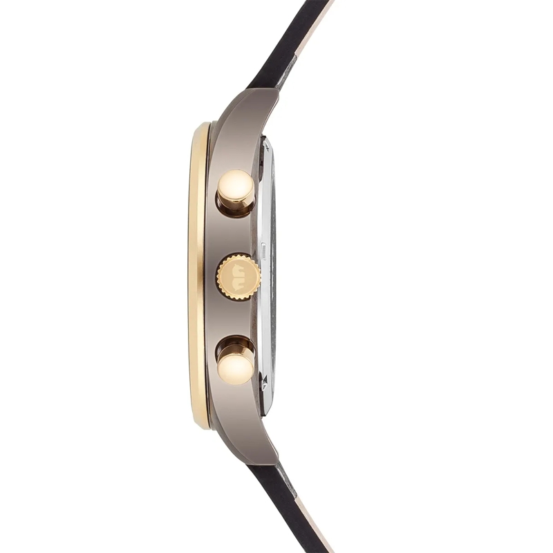 Rhodenwald & Söhne Automatikuhr Herren Armbanduhr Goodwill Echtleder gold(Image 3)