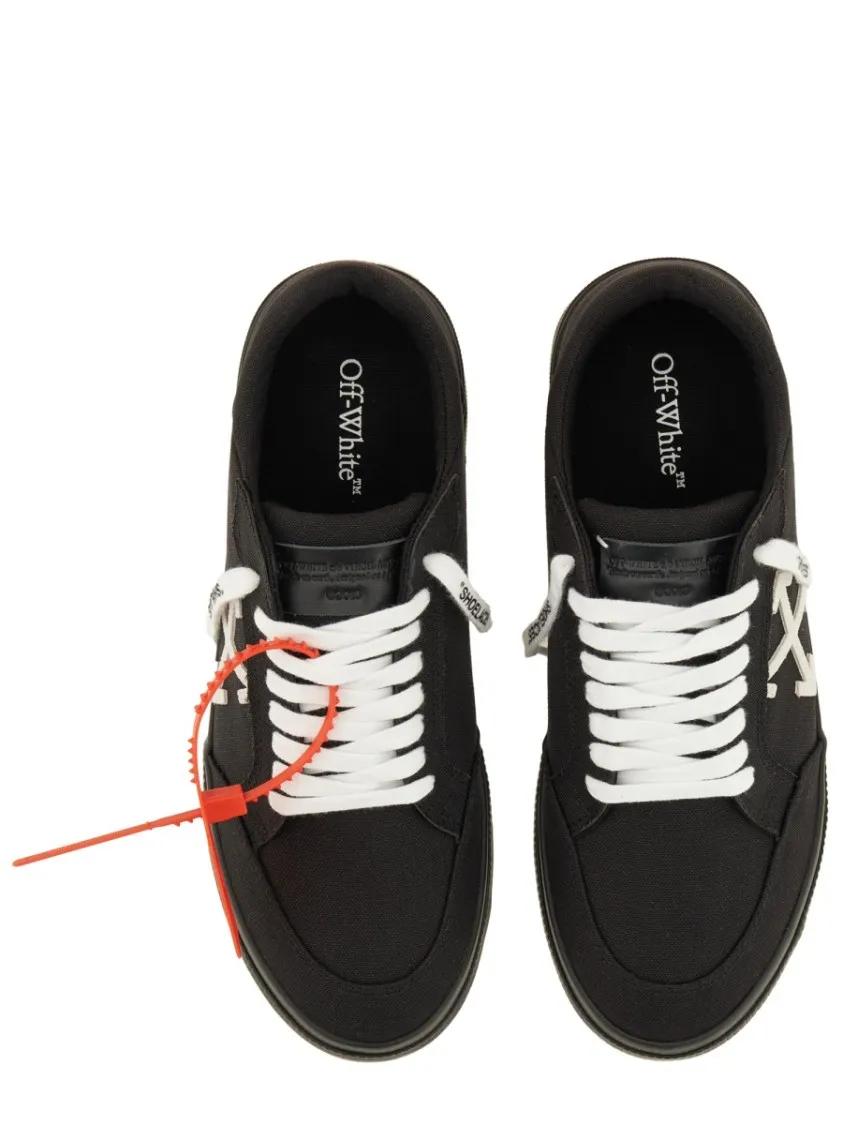 Thumbnail - Off-White Low-Top Sneaker - "Low Vulcanized" Sneaker - Gr. 43 (EU) - in Schwarz - für Damen