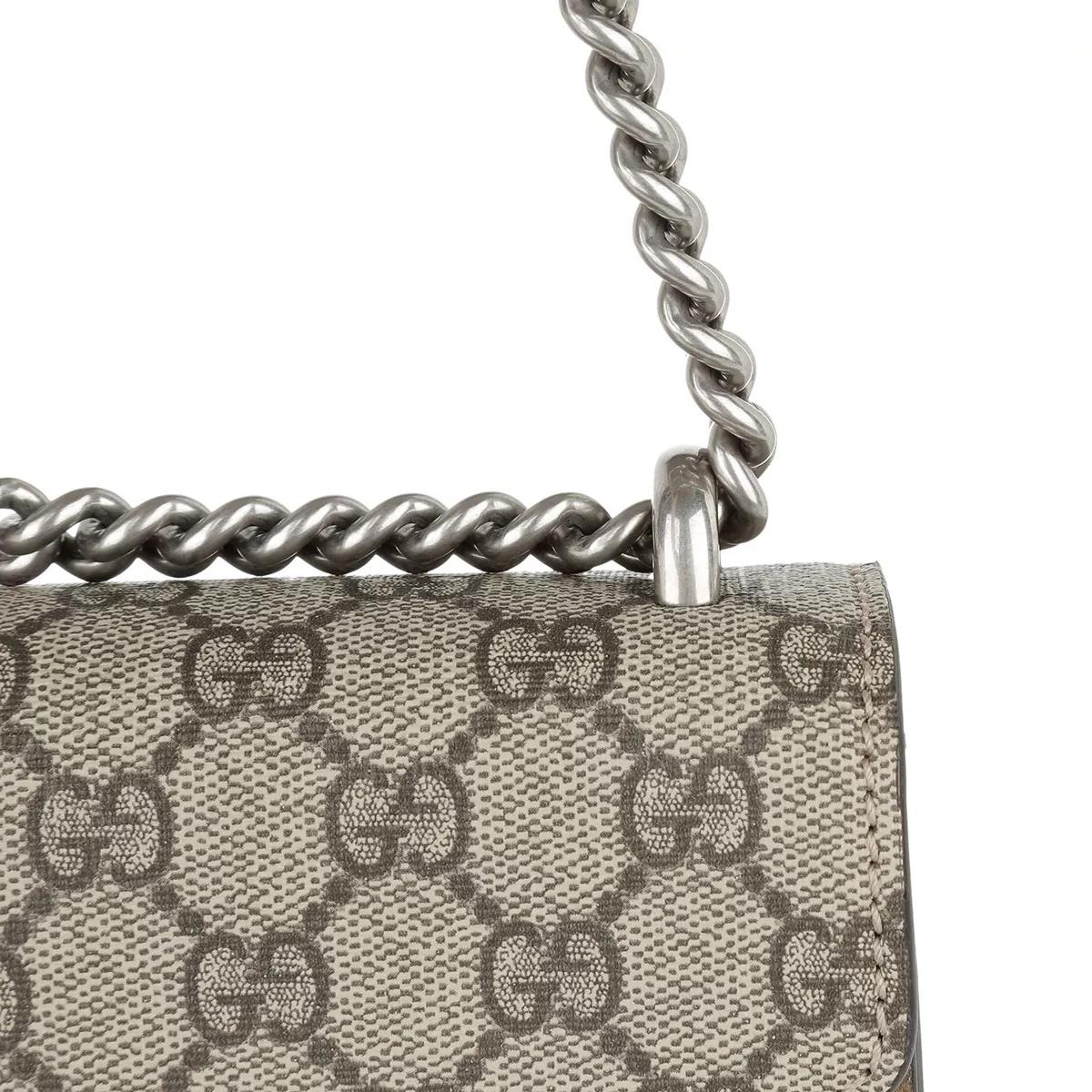 Gucci Crossbody bags Dionysus GG Supreme Mini Shoulder Bag in taupe