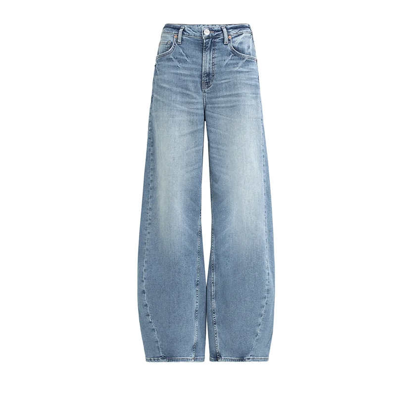 True Religion Barrel-Jeans Barrel Jeans RUBY VOLUME- Hohe Leibhöhe- Gerund blau