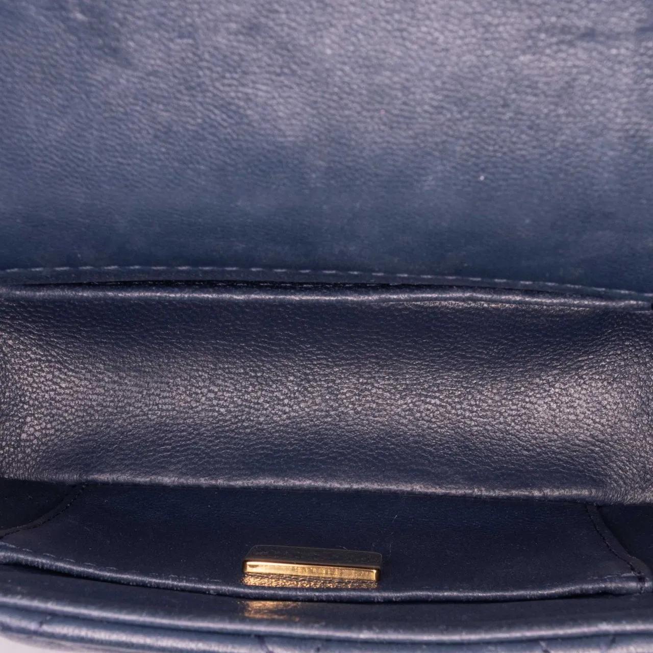 Thumbnail - Chanel Hobo Bags - Mini Lambskin CC Crystal Full flap - Gr. unisize - in Blau - für Damen