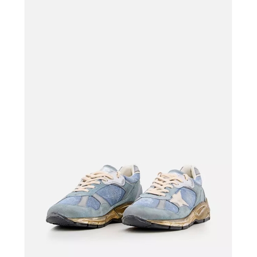 Golden Goose lage-top sneaker Running Dad Net And Suede Upper Leather Star And H Blue