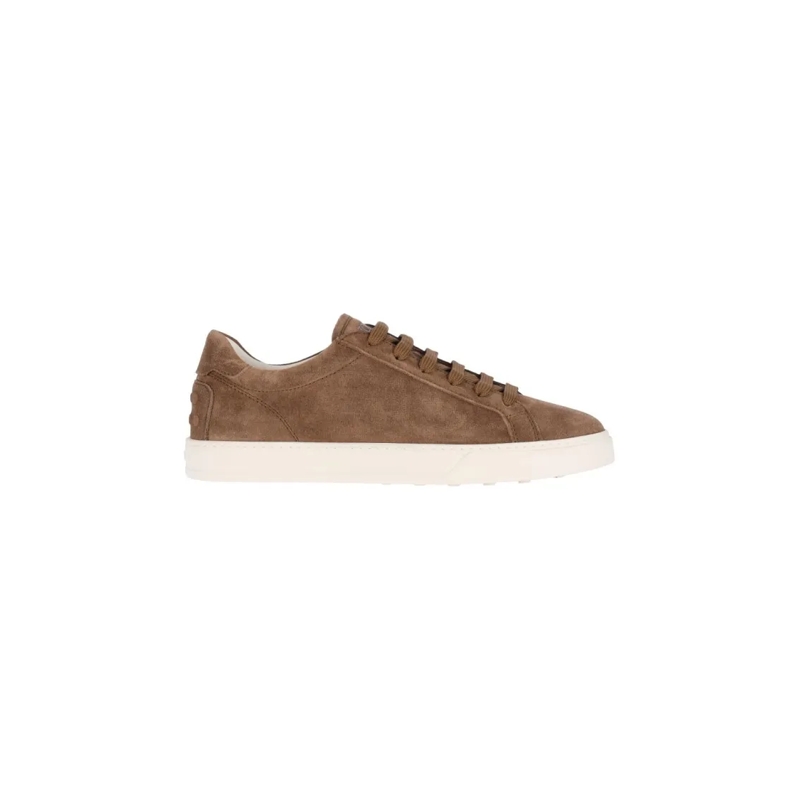 Tod's Lage-top sneaker Brown Suede Sneakers With Rounded Toe Brown