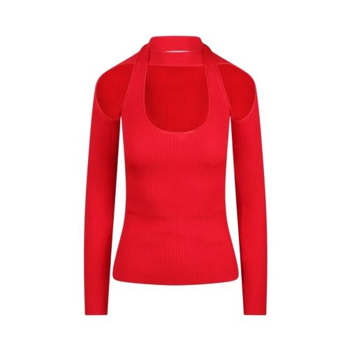 Coperni Hauts à manches longues Cut Out Top Red