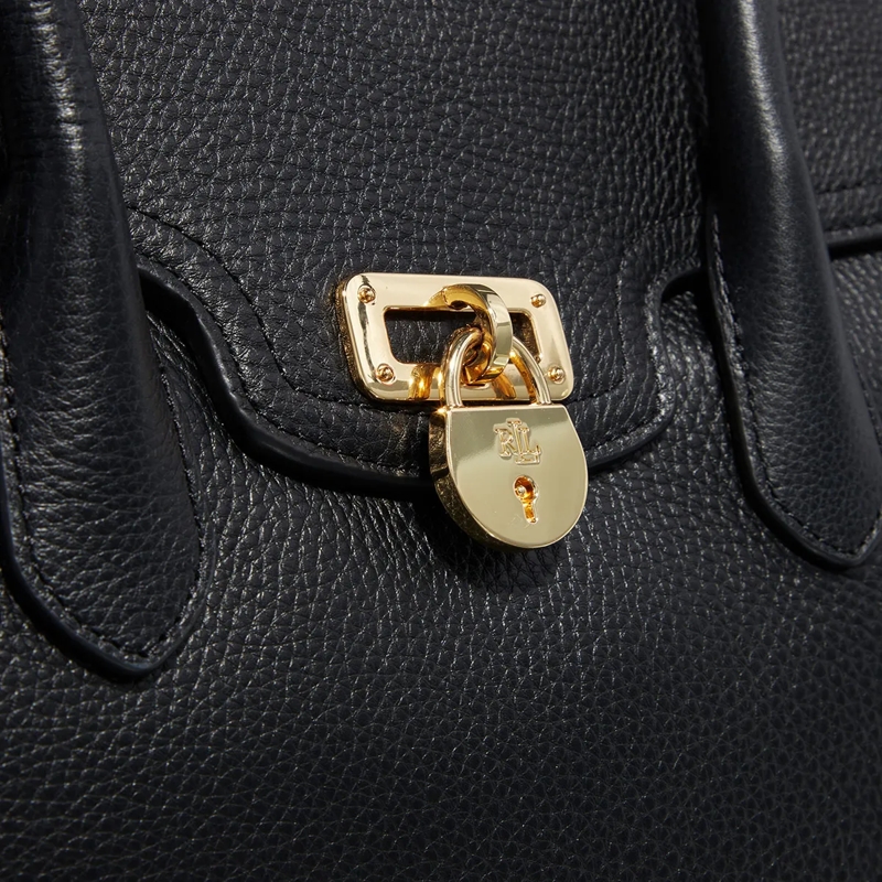 Lauren Ralph Lauren Satchel Tnnr Lg Schl-Satchel-Large Black(Image 4)