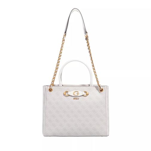 Guess Izzy High Society Carryall Dove Logo Tote