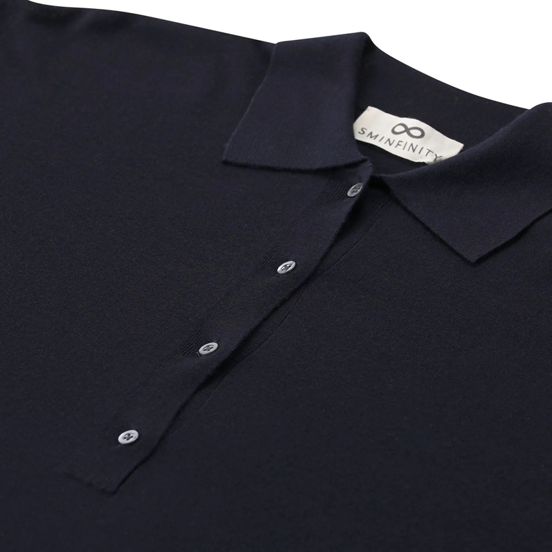 Sminfinity T-Shirt Pullover aus Merinowolle blau(Image 3)