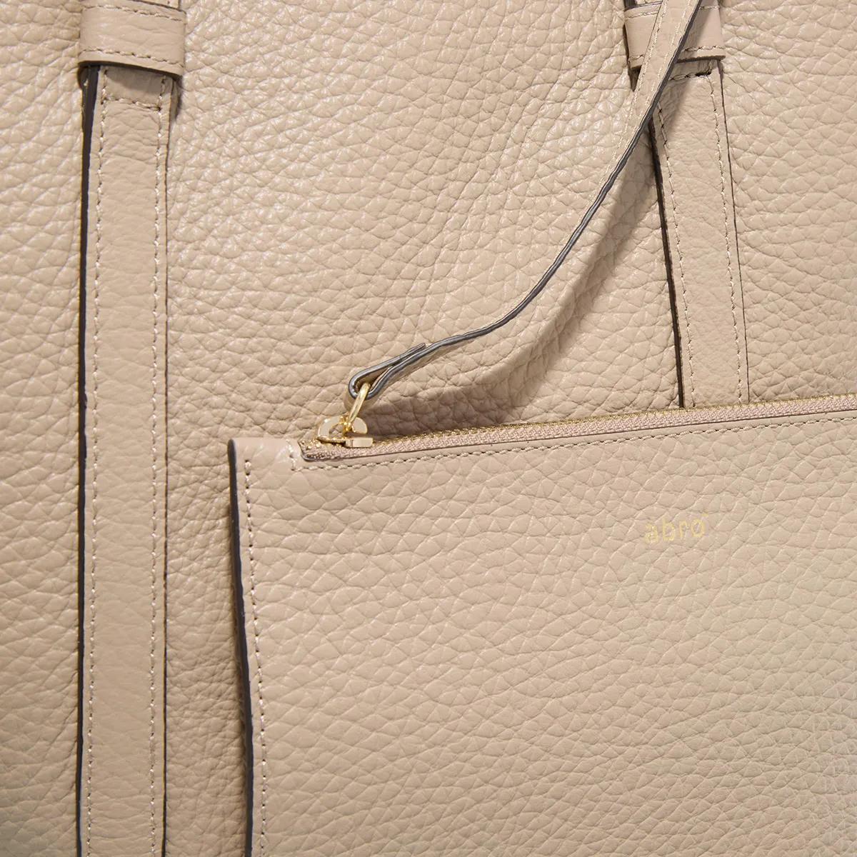 Thumbnail - Abro Shopper - Shopper Cosmo Media/ Siena - Gr. unisize - in Taupe - für Damen