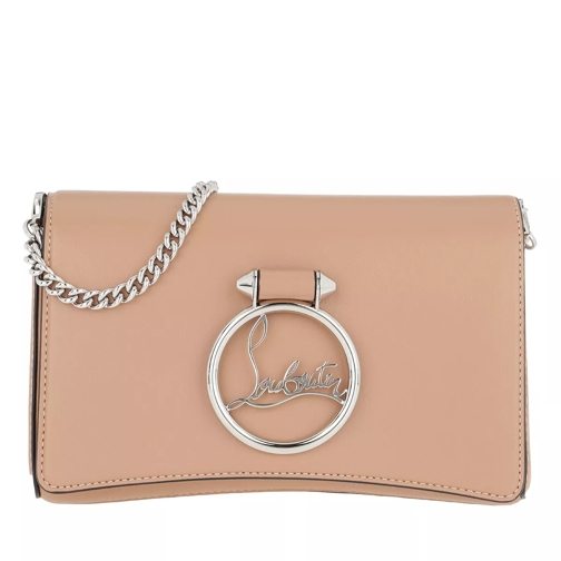 Christian Louboutin Rubylou Clutch Leather Rosa Clutch