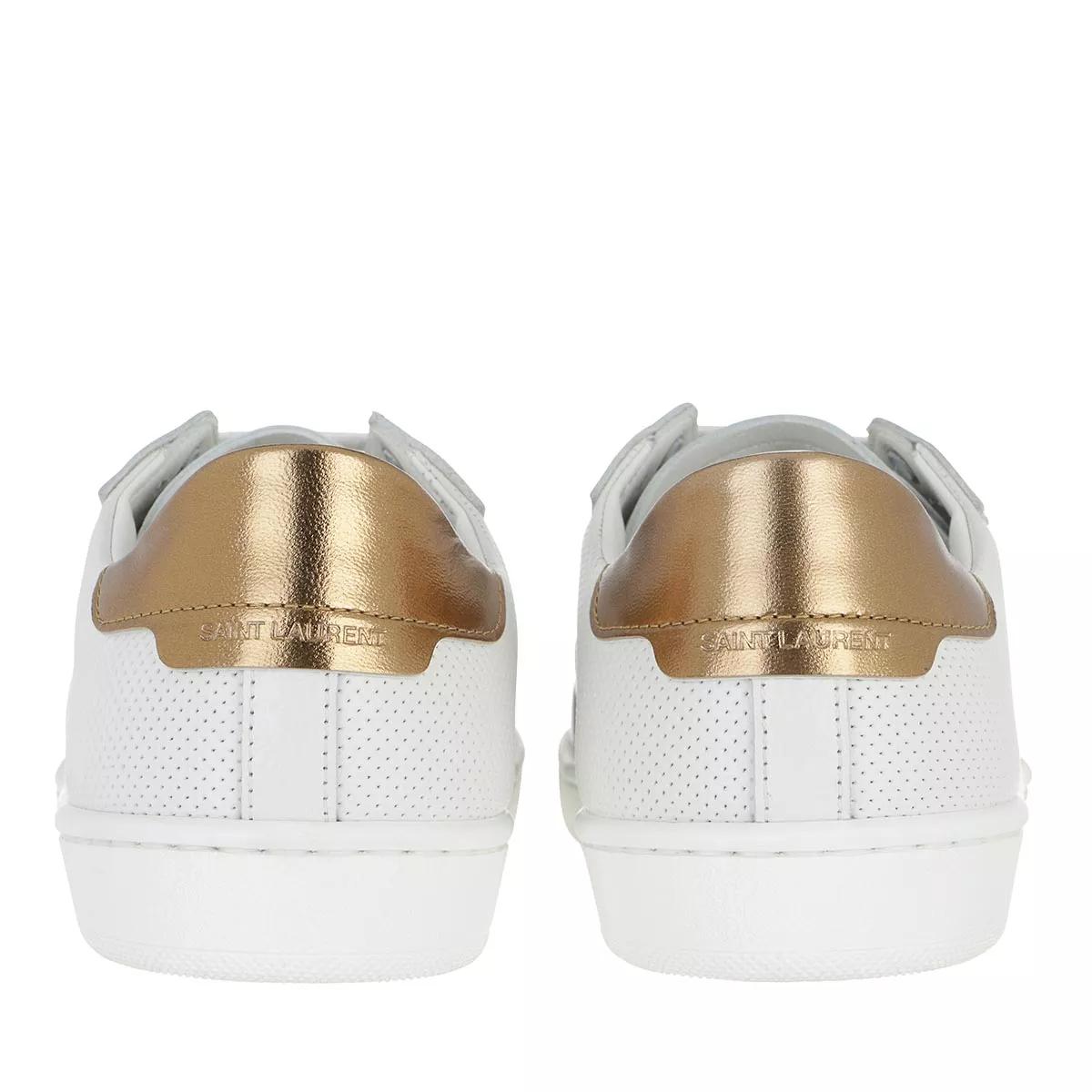 Saint laurent hot sale gold sneakers