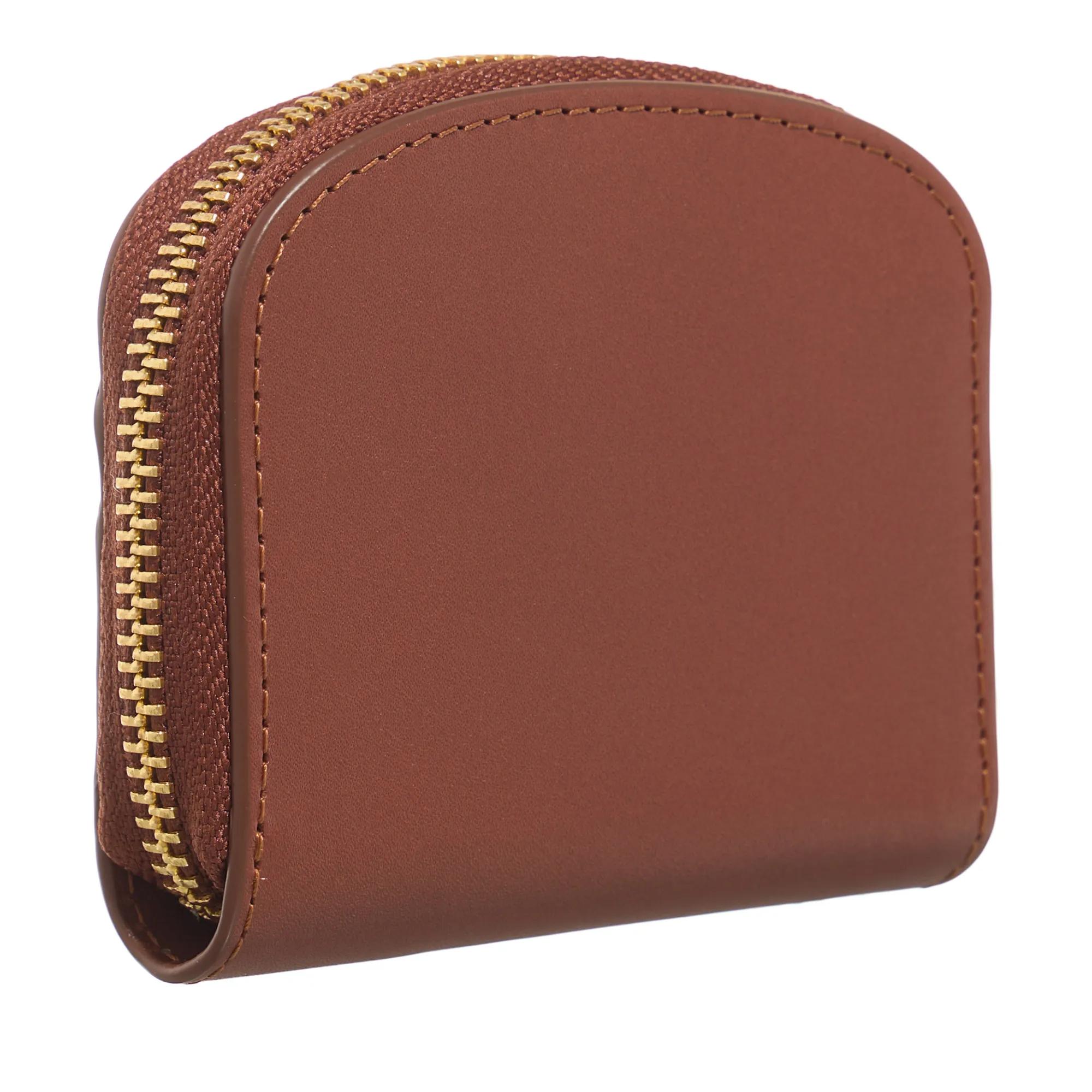 A.P.C. Compact Demi-Lune Mini Hazelnut | Münzportemonnaie