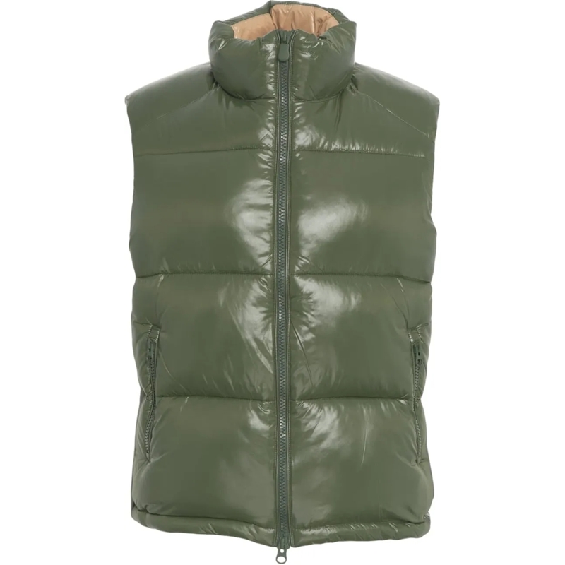 Save the Duck  Quilted vest 'Love' grün