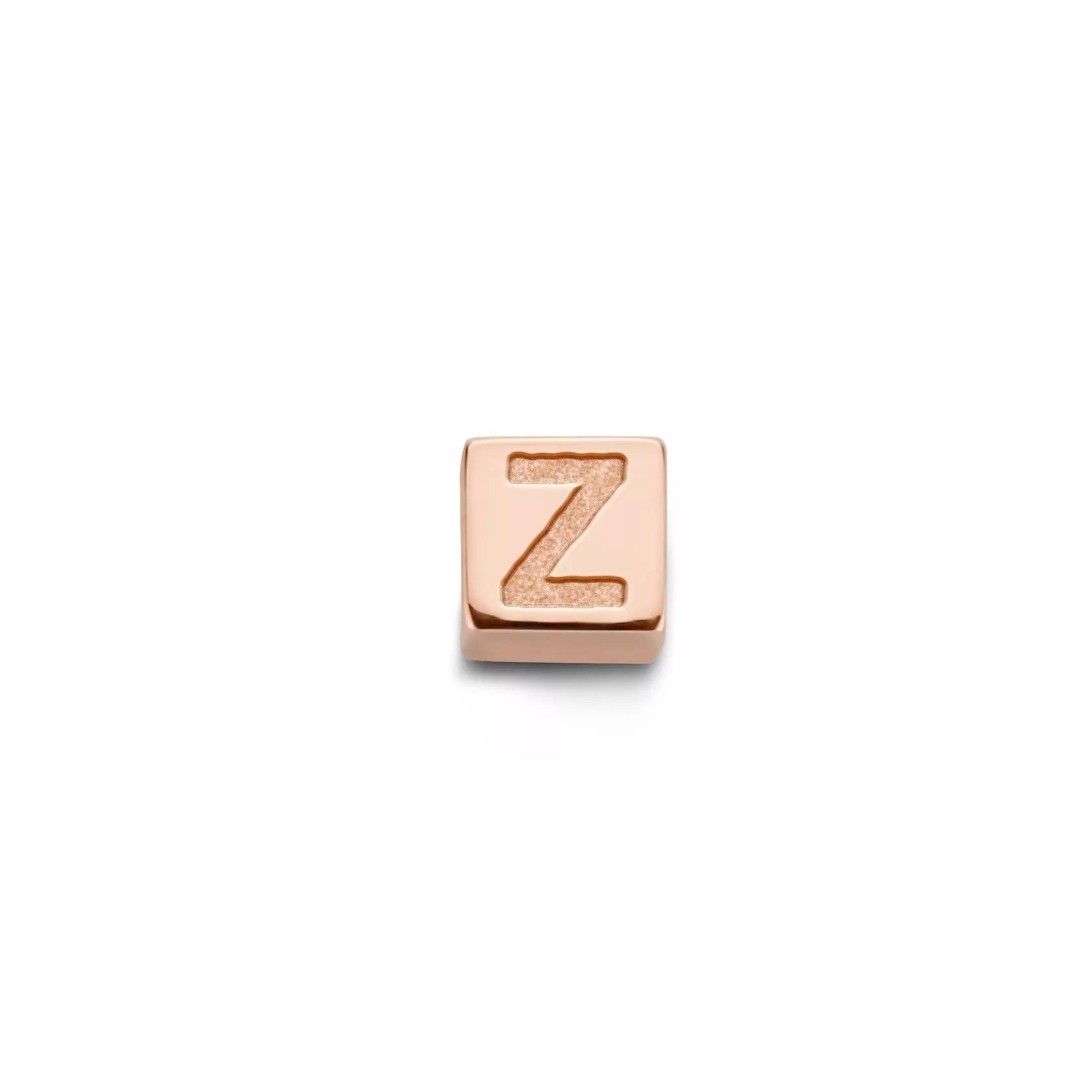 Isabel Bernard Charms - Z Rosegold La Concorde Felie 14 Karat Collier Cube - Gr. unisize - in Quarz - für Damen