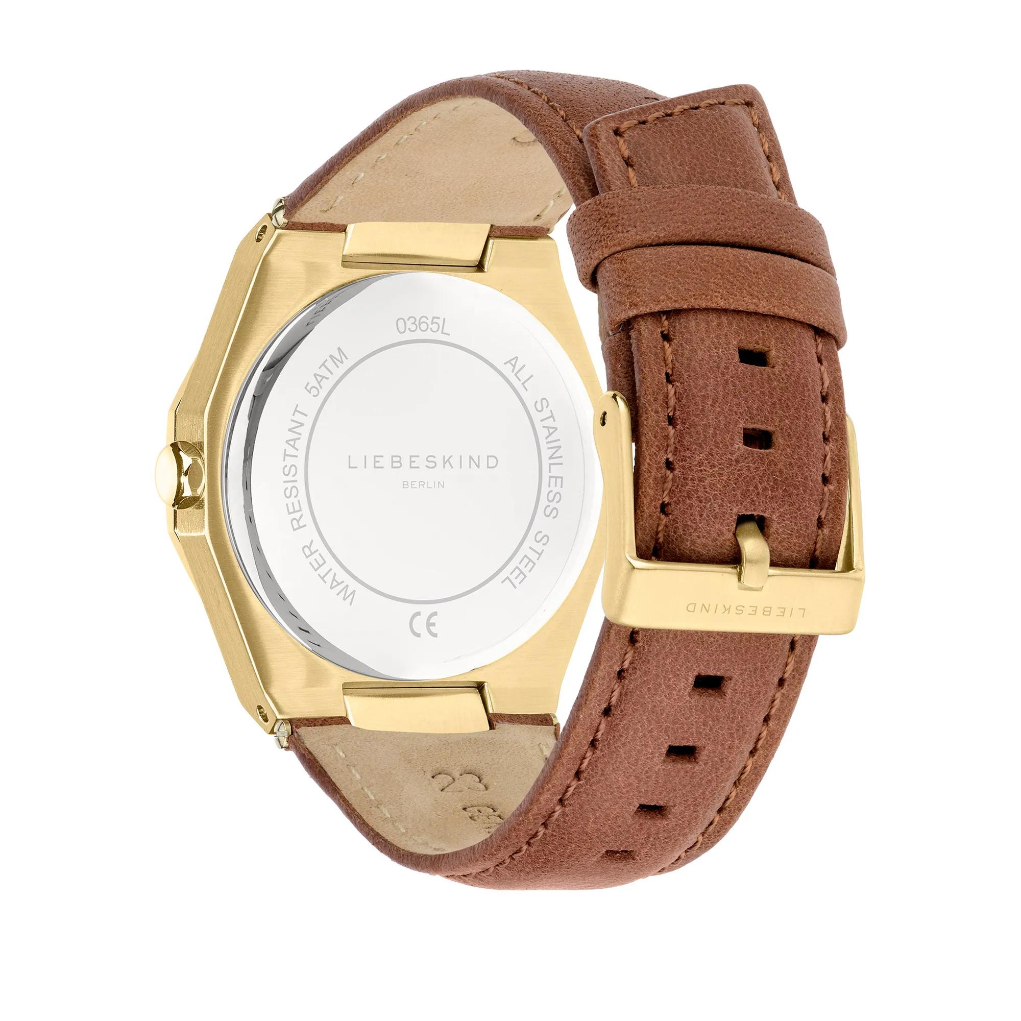 Thumbnail - Liebeskind Berlin Uhren - Echtleder Armbanduhr - Gr. unisize - in Braun - für Damen