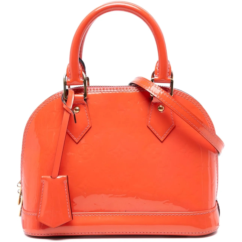 Louis Vuitton Schultertasche Monogram Vernis Alma BB orange