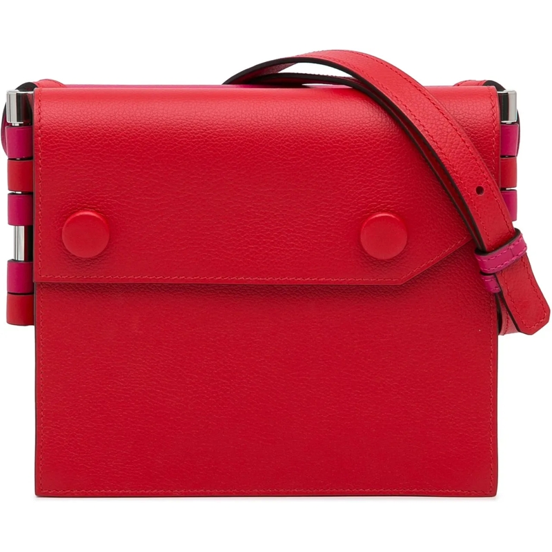 Hermès Schoudertas Evercolor Twins rot