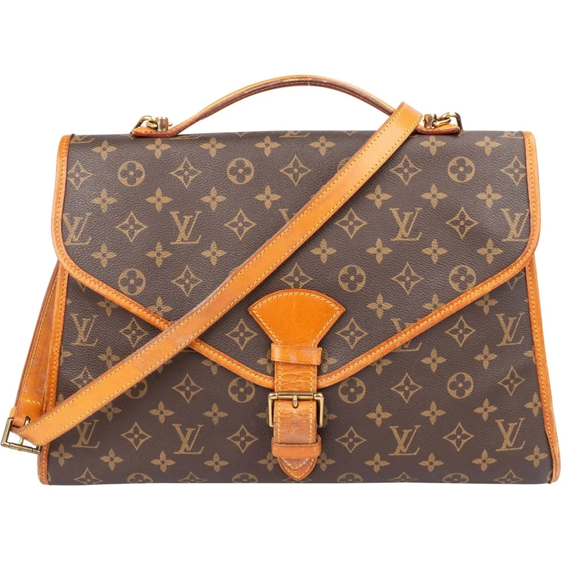 Louis Vuitton Tote Louis Vuitton Canvas Monogram Bel Air Handbag braun
