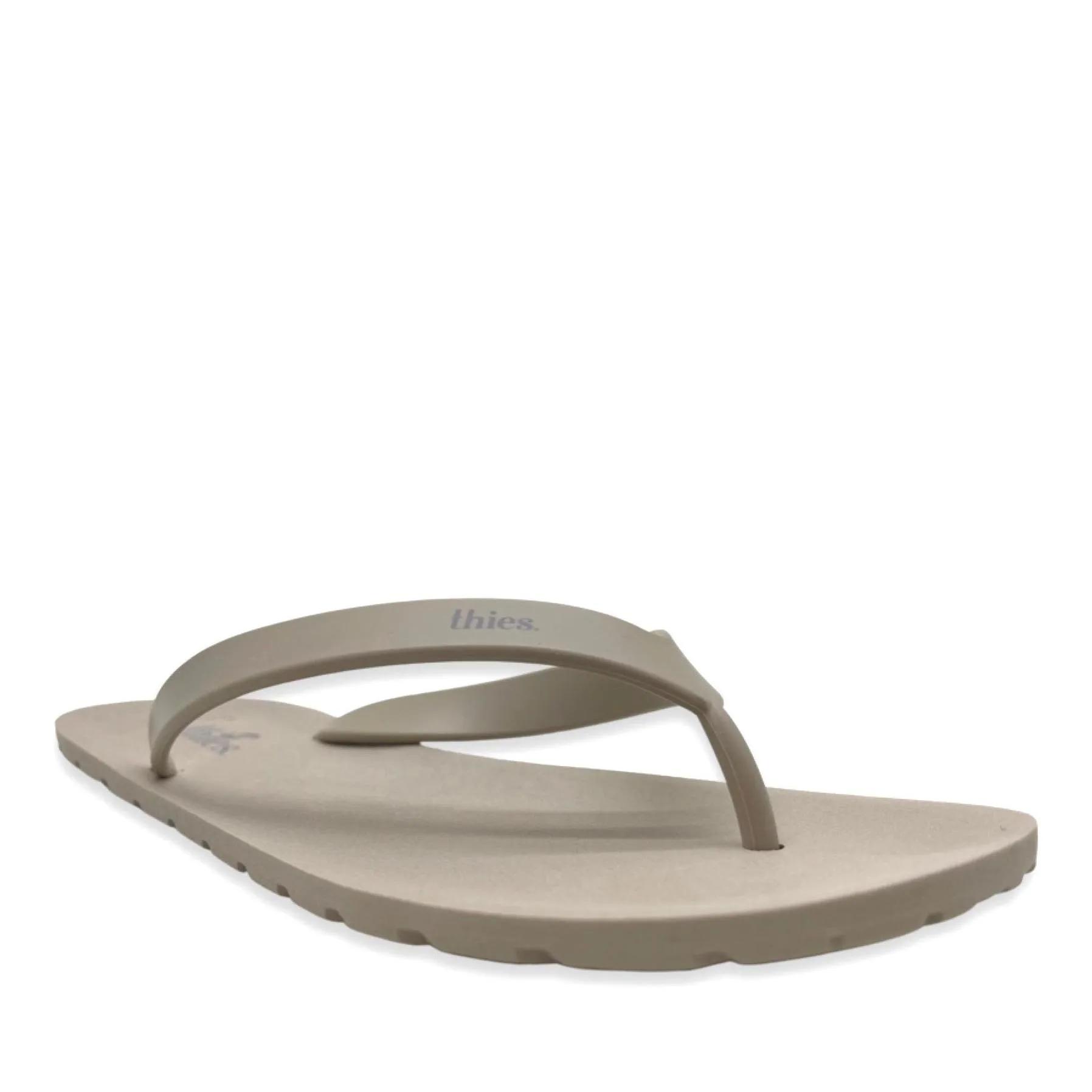 thies Sneakers - thies 1856 ® Eco Beach Thong vegan beige (W/X) - Gr. 35_36 - in Braun - für Damen