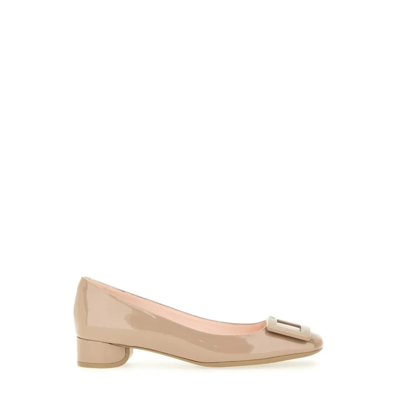Roger Vivier Ballerines "Roundy" Décolleté Neutrals